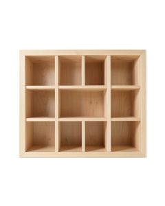 Moss Bend Empty Mug-Storage Cabinet Insert - Beige (synthetic illustration; no displayed measurements)
