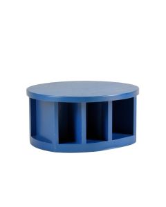 Linden Bridge Shoe Storage Bench - Blue (synthetic illustration; no displayed measurements)