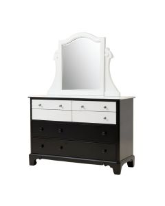 Daniella 6 Drawer Dresser With Mirror (synthetic illustration; no displayed measurements)