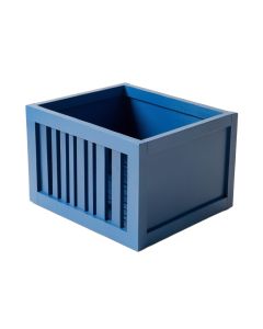 Bay Dell Empty Furniture-Style Litter Enclosure - Blue (synthetic illustration; no displayed measurements)