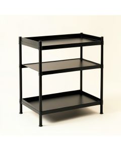 Brook Branch Empty Countertop Canister Rack - Black (synthetic illustration; no displayed measurements)