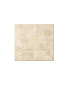 Heath Arc Uninstalled Square Decorative Tile - Beige
