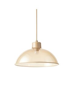 Briar Crossing Pendant Light Suspended From One Plain Cable - Beige (synthetic illustration; no displayed measurements)