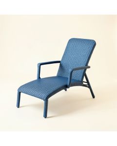 Cove Crest Outdoor Lounge Chair - Blue (synthetic illustration; no displayed measurements)