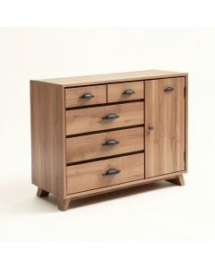 Rockville 45.3 '' Wide 7 Drawer Sideboard (synthetic illustration; no displayed measurements)