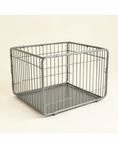 Harbor Brook Empty Furniture-Style Pet Crate - Gray (synthetic illustration; no displayed measurements)