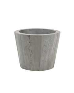 Happy Planter Planter , 13 '' X 13 '' X 17.9 '' , Grey Wood