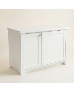 Fern Bridge Freestanding Laundry Folding Counter - White (synthetic illustration; no displayed measurements)