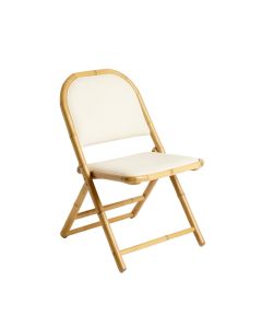 Rowan Bluff Folding Outdoor Chair - Ivory
