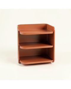 Flint Bridge Empty Mug-Storage Cabinet Insert - Terracotta (synthetic illustration; no displayed measurements)