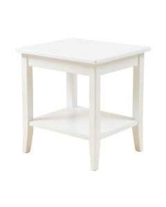 Spruce Bluff Side Table - White