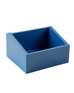 Maple Arc Low Toy Storage Unit - Blue