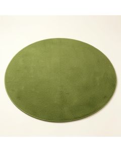 Linden Branch Round Area Rug - Green (synthetic illustration; no displayed measurements)