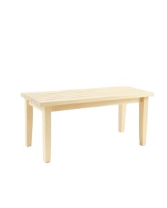 Slate Crest Indoor Bench - Ivory (synthetic illustration; no displayed measurements)
