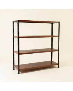 Donovan 80 '' H X 60 '' W X 13.5 '' D Bookcase Industrial Large Open Storage Shelf (synthetic illustration; no displayed measurements)