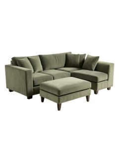 Adamsville 103 '' Wide Left Hand Facing Sofa & Chaise With Ottoman