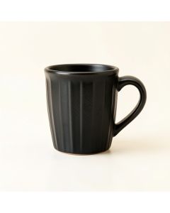 Pine Dale Ceramic Mug - Black (synthetic illustration; no displayed measurements)