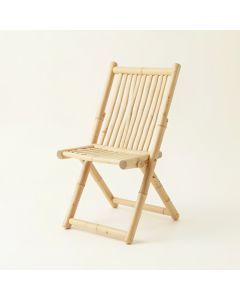 Meadow Bend Folding Outdoor Chair - Ivory (synthetic illustration; no displayed measurements)