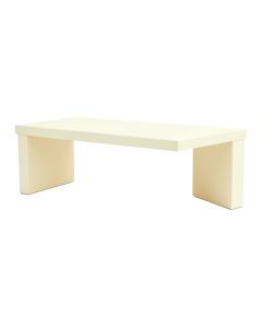 Aspen Field Desktop Monitor Riser - Cream
