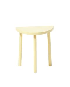 Linden Branch Compact Balcony Table - Ivory (synthetic illustration; no displayed measurements)