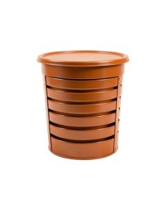 Elm Canyon Closed Garden Compost Bin - Terracotta (synthetic illustration; no displayed measurements)