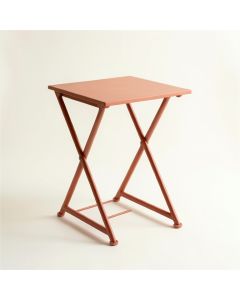 Cliff Arc Compact Balcony Table (synthetic illustration; no displayed measurements)