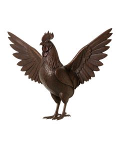 Rooster With 3D Wing Wall Décor (synthetic illustration; no displayed measurements)
