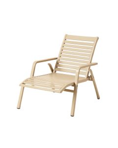 Aspen Bend Outdoor Lounge Chair - Beige (synthetic illustration; no displayed measurements)