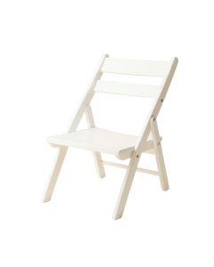 Meadow Branch Folding Outdoor Chair - White (synthetic illustration; no displayed measurements)