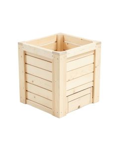 Aspen Branch Closed Garden Compost Bin - Ivory