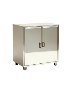 Lela 2 Door Mirrored Accent Cabinet