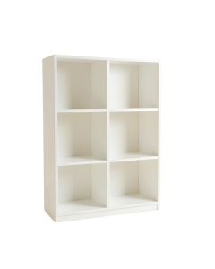 Linden Dell Freestanding Bookcase - White (synthetic illustration; no displayed measurements)