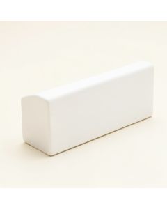 High Density Polyurethane , Primed White 3 5/8 '' H X 78 '' W X 7/8 '' D Chair Rail (synthetic illustration; no displayed measurements)