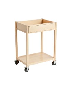 Cedar Canyon Empty Rolling Workshop Cart - Beige (synthetic illustration; no displayed measurements)