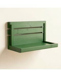 Bay Bridge Wall-Mounted Entryway Organizer Shelf - Green (synthetic illustration; no displayed measurements)