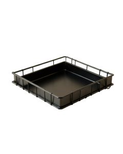 Spruce Arc Empty Under-Desk Cable Tray (synthetic illustration; no displayed measurements)