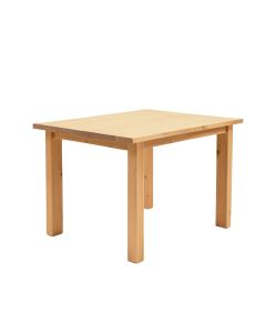 Ninette Poplar Solid Wood Dining Table (synthetic illustration; no displayed measurements)