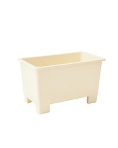 Ridge Bridge Empty Raised Planter - Ivory (synthetic illustration; no displayed measurements)