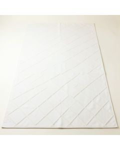 Laurel Canyon Rectangular Area Rug - White (synthetic illustration; no displayed measurements)