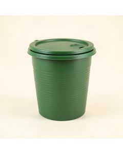 Moss Crest Closed Garden Compost Bin - Green (synthetic illustration; no displayed measurements)