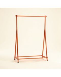 Holly Bluff Empty Garment Rack - Terracotta (synthetic illustration; no displayed measurements)