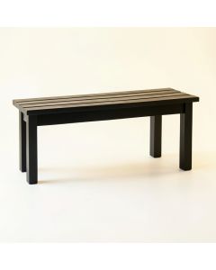 Sage Falls Indoor Bench - Black (synthetic illustration; no displayed measurements)