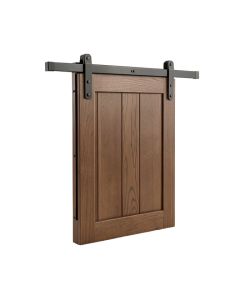 Classic Horseshoe Sliding Standard Single Track Barn Door Hardware Kit