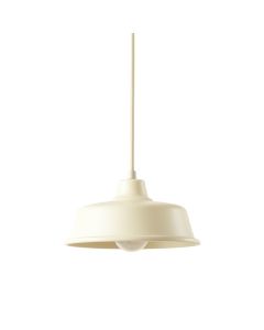 Maple Dale Pendant Light Suspended From One Plain Cable - Ivory