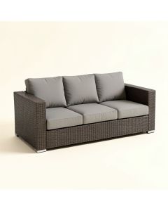 Lenexa Patio Sofa With Cushions (synthetic illustration; no displayed measurements)