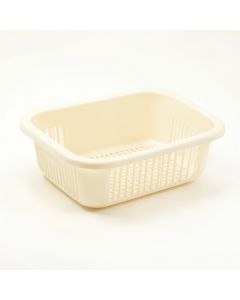 River Dell Empty Under-Desk Cable Tray - Cream (synthetic illustration; no displayed measurements)