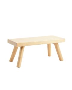 Glen Falls Indoor Bench - Ivory (synthetic illustration; no displayed measurements)