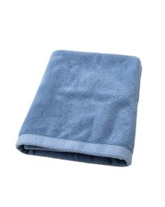 Fern Crest Bath Towel - Blue (synthetic illustration; no displayed measurements)