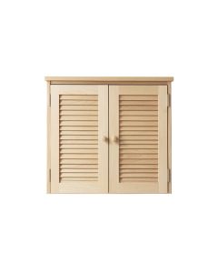 Hazel Bluff Wall-Mounted Laundry Cabinet - Beige (synthetic illustration; no displayed measurements)
