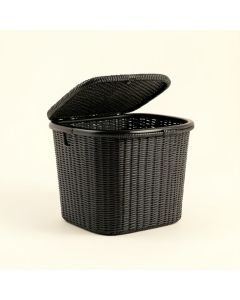 Sage Branch Laundry Hamper - Black (synthetic illustration; no displayed measurements)